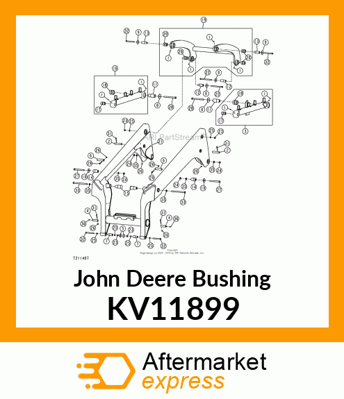 BUSHING BUSHING, UPPER LINK KV11899