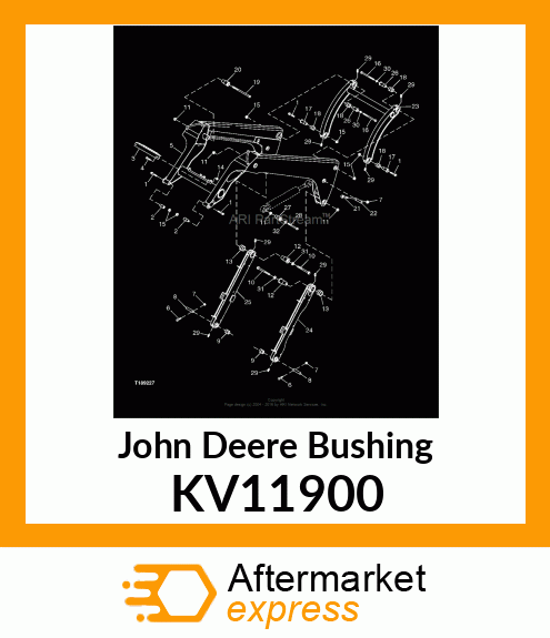 BUSHING BUSHING, LOWER LINK BOOM EN KV11900