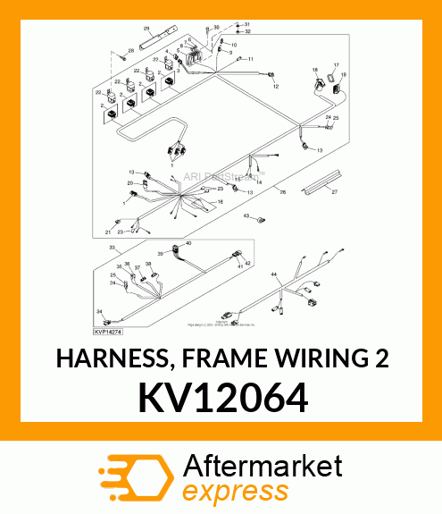 HARNESS, FRAME WIRING 2 KV12064