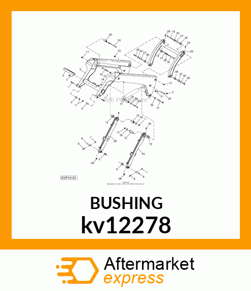 BUSHING, U. LINK TO FRAME kv12278