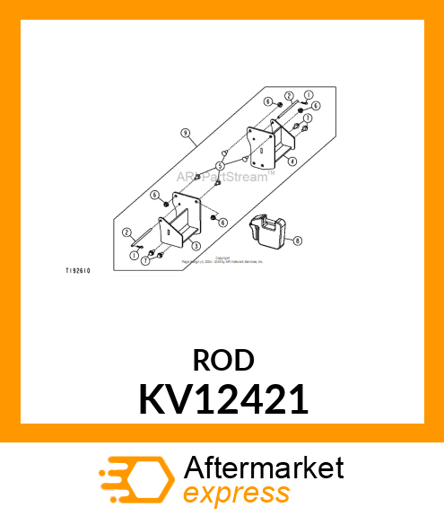 PIN, RETAINER, WEIGHT BRACKET KV12421