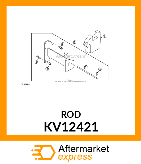 PIN, RETAINER, WEIGHT BRACKET KV12421