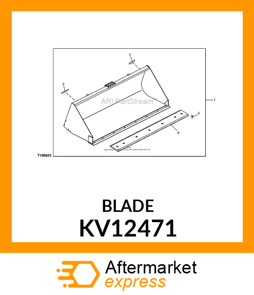 CUTTING EDGE, EDGE, CUTTING BOLT ON KV12471