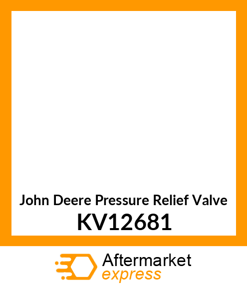 HIGH PRESSURE RELIEF VALVE KV12681