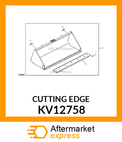 CUTTING EDGE, EDGE, CUTTING BOLT ON KV12758