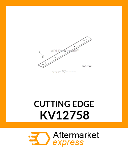 CUTTING EDGE, EDGE, CUTTING BOLT ON KV12758