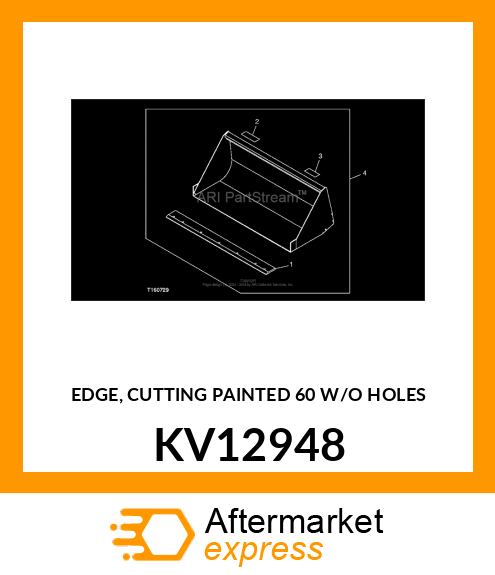 EDGE, CUTTING PAINTED 60 W/O HOLES KV12948