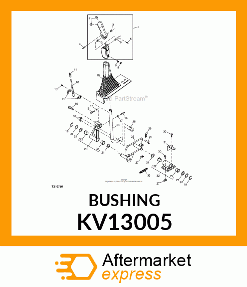 BUSHING, FLANGED, NYLON, M12X12 HAN KV13005