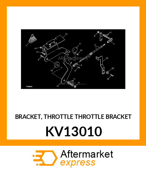 BRACKET, THROTTLE THROTTLE BRACKET KV13010
