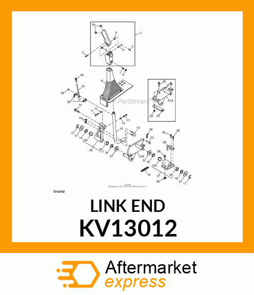 JOINT, ROD END, FEMALE, 1/4 UNF KV13012