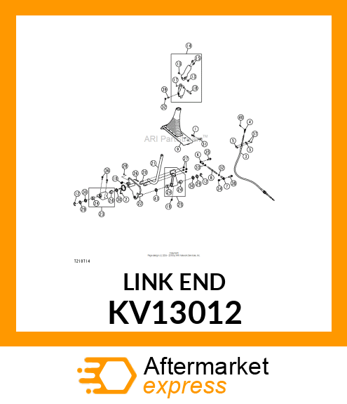 JOINT, ROD END, FEMALE, 1/4 UNF KV13012