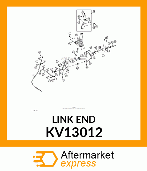 JOINT, ROD END, FEMALE, 1/4 UNF KV13012