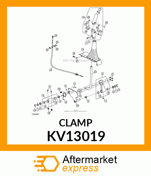 RETAINER, CABLE KV13019