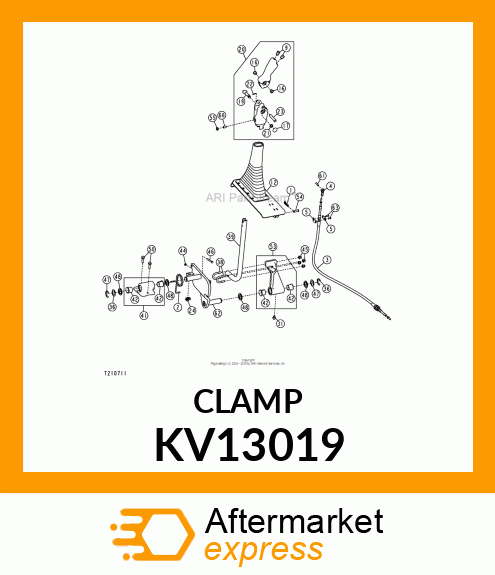 RETAINER, CABLE KV13019