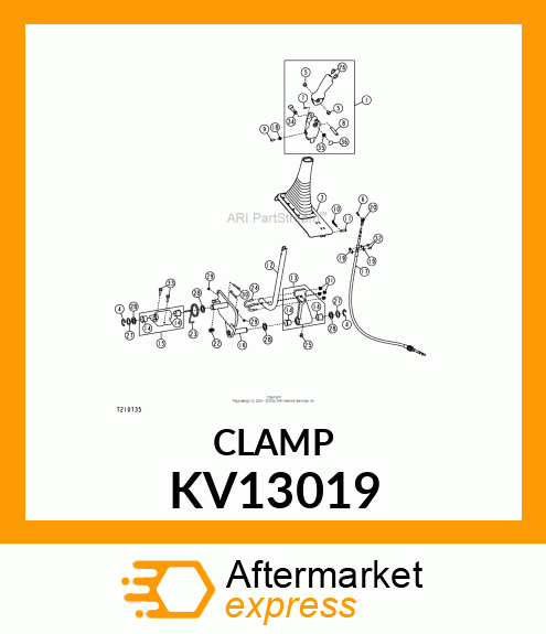 RETAINER, CABLE KV13019