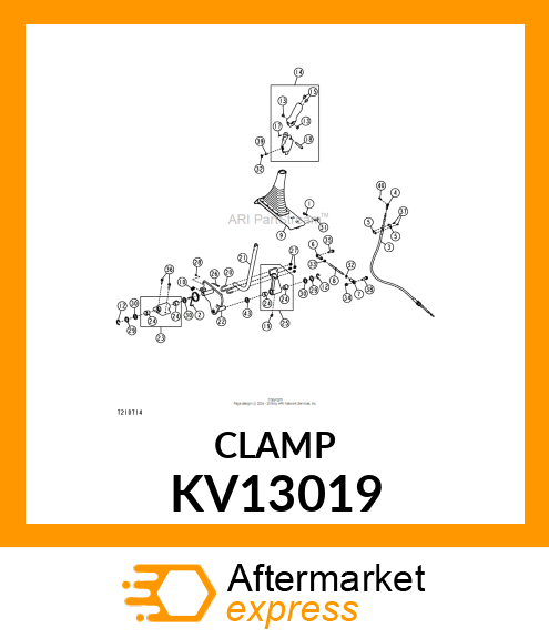 RETAINER, CABLE KV13019