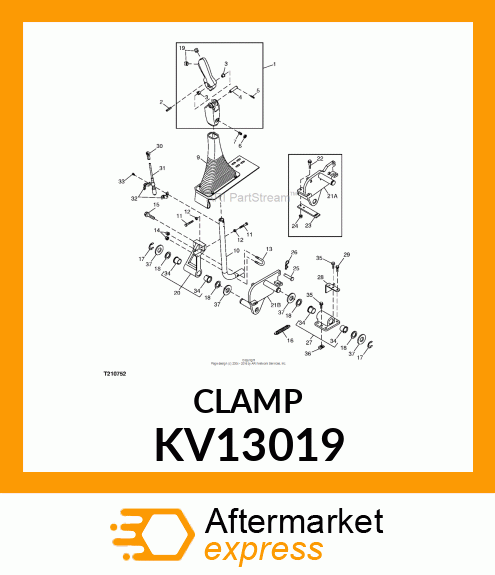 RETAINER, CABLE KV13019