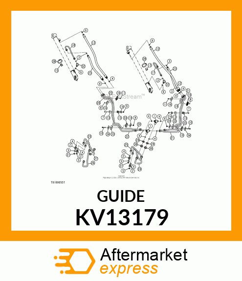 GUIDE, 1/2 LIFT CYLINDER TUBE LIFT KV13179