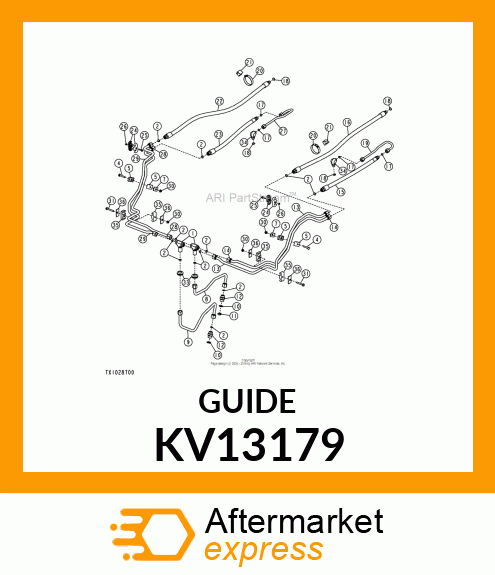 GUIDE, 1/2 LIFT CYLINDER TUBE LIFT KV13179