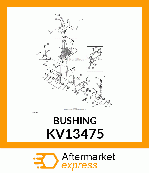 BUSHING, FLANGED 1IN ID X 1.25 IN O KV13475