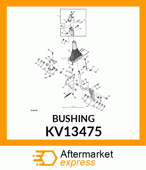 BUSHING, FLANGED 1IN ID X 1.25 IN O KV13475