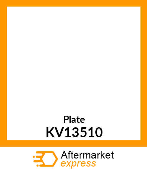 Plate KV13510