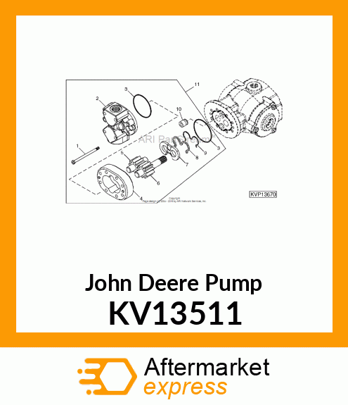 GEAR PUMP KV13511