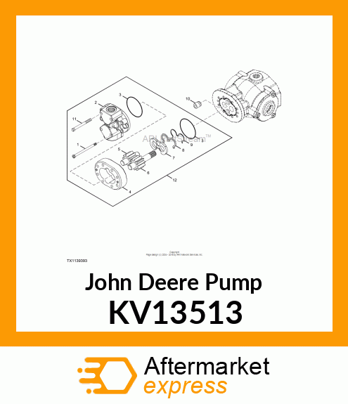 GEAR PUMP KV13513