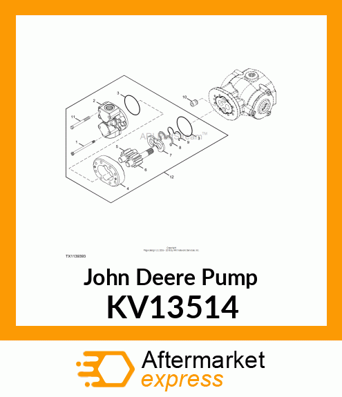 GEAR PUMP KV13514