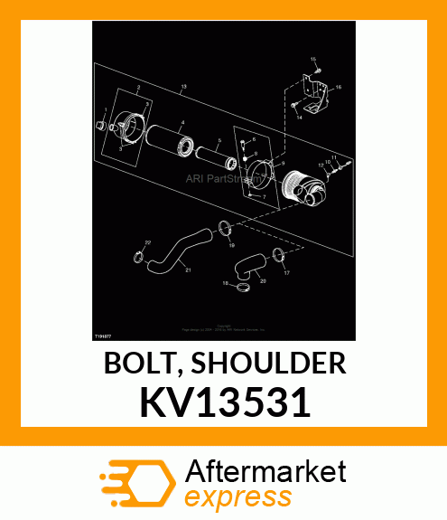 BOLT, SHOULDER KV13531