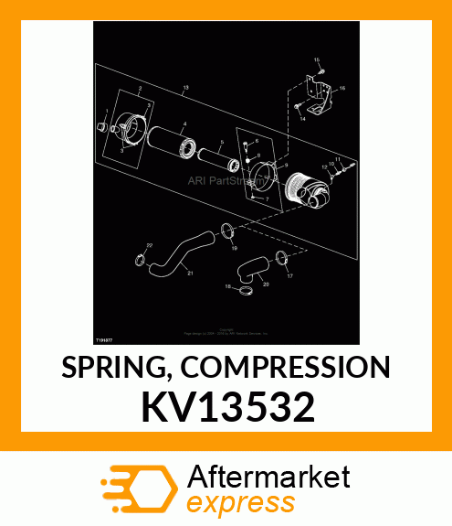 SPRING, COMPRESSION KV13532