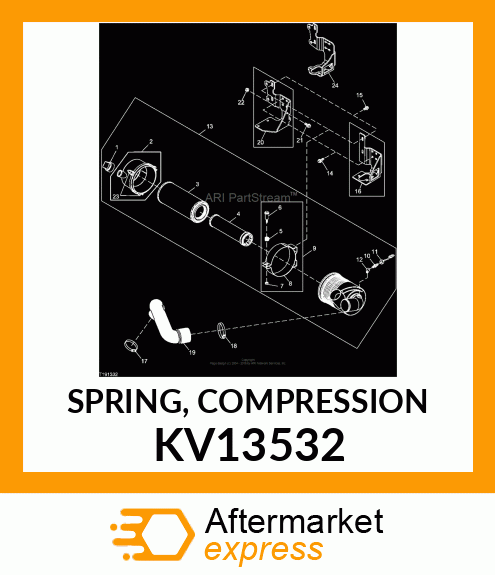 SPRING, COMPRESSION KV13532