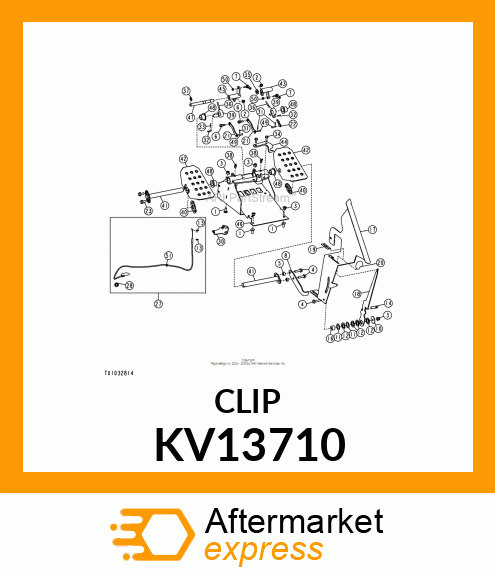 NUT, CLIP KV13710