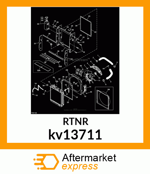 SPACER, FAN kv13711