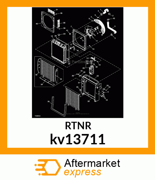 SPACER, FAN kv13711