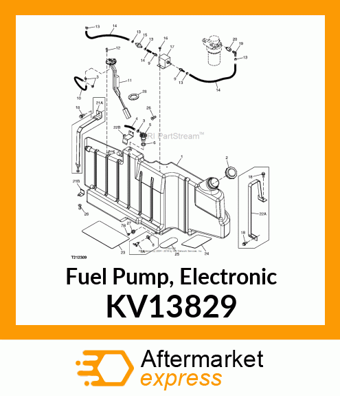 PUMP, FUEL (WITH CONNECTOR) KV13829