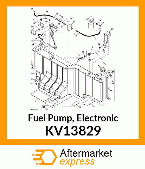 PUMP, FUEL (WITH CONNECTOR) KV13829