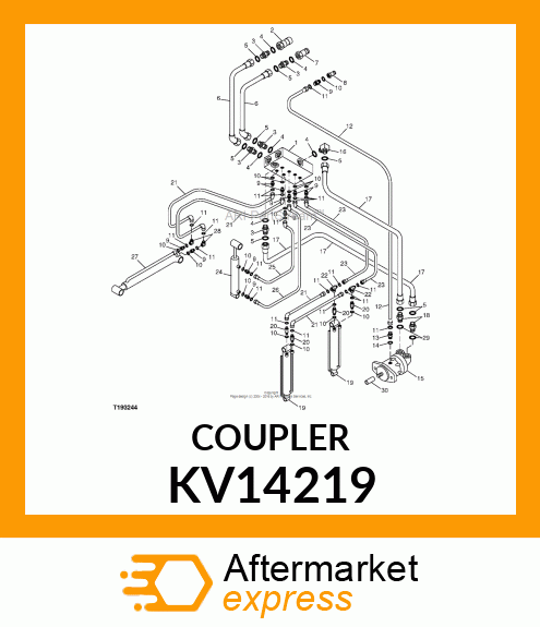 COUPLING, 3/4 FEMALE KV14219