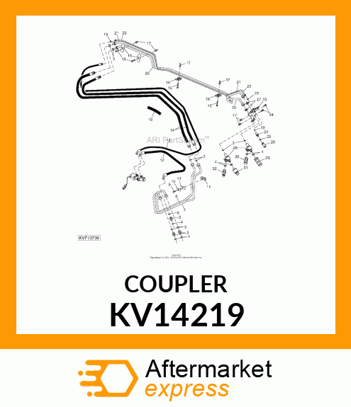 COUPLING, 3/4 FEMALE KV14219