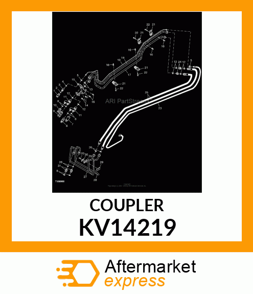 COUPLING, 3/4 FEMALE KV14219