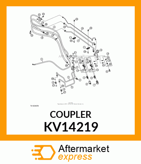 COUPLING, 3/4 FEMALE KV14219