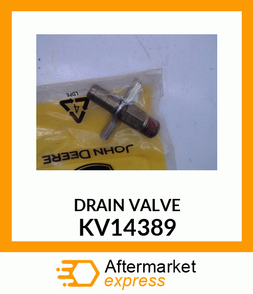 VALVE, DRAIN, RADIATOR KV14389