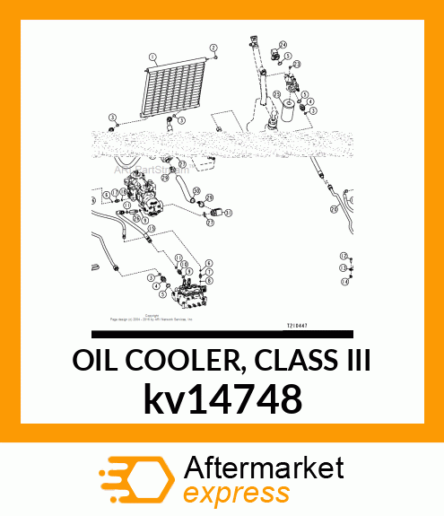 OIL COOLER, CLASS III kv14748