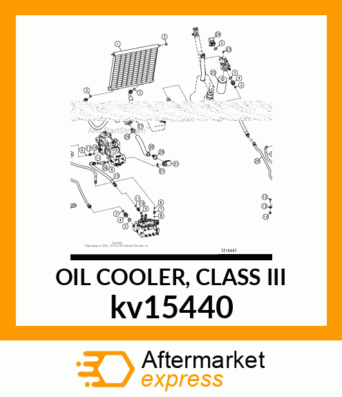 OIL COOLER, CLASS III kv15440