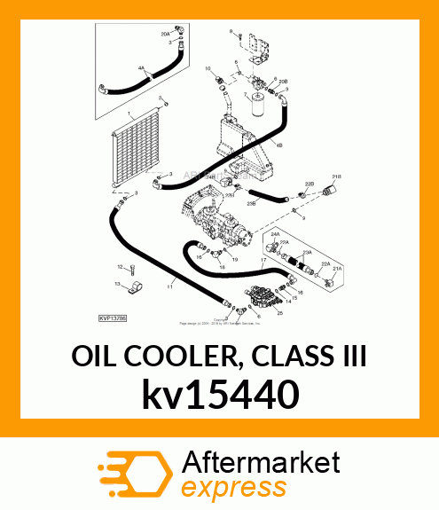 OIL COOLER, CLASS III kv15440