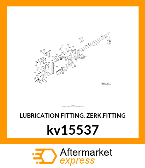 LUBRICATION FITTING, ZERK,FITTING kv15537