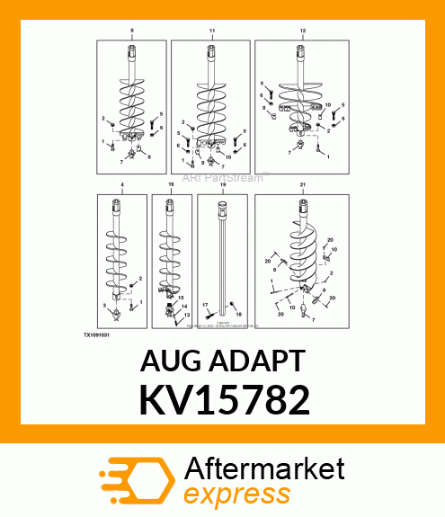 AUGER ADAPTER KV15782