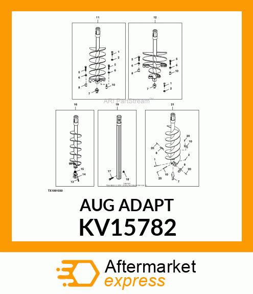 AUGER ADAPTER KV15782