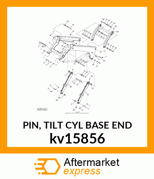 PIN, TILT CYL BASE END kv15856