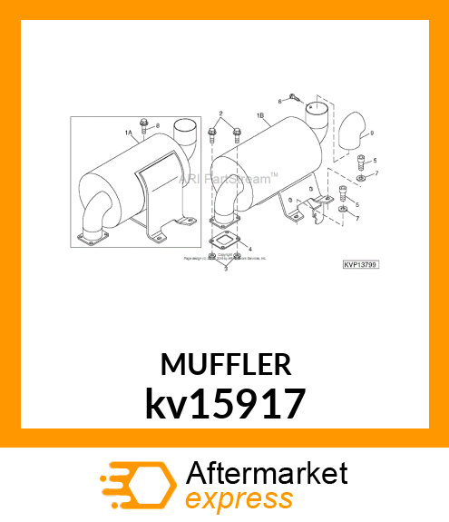 MUFFLER kv15917